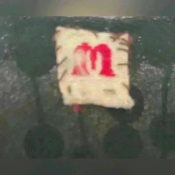 Vintage black beaded and sequined cropped top with silver flower detail; size M - Picture 6 of 6